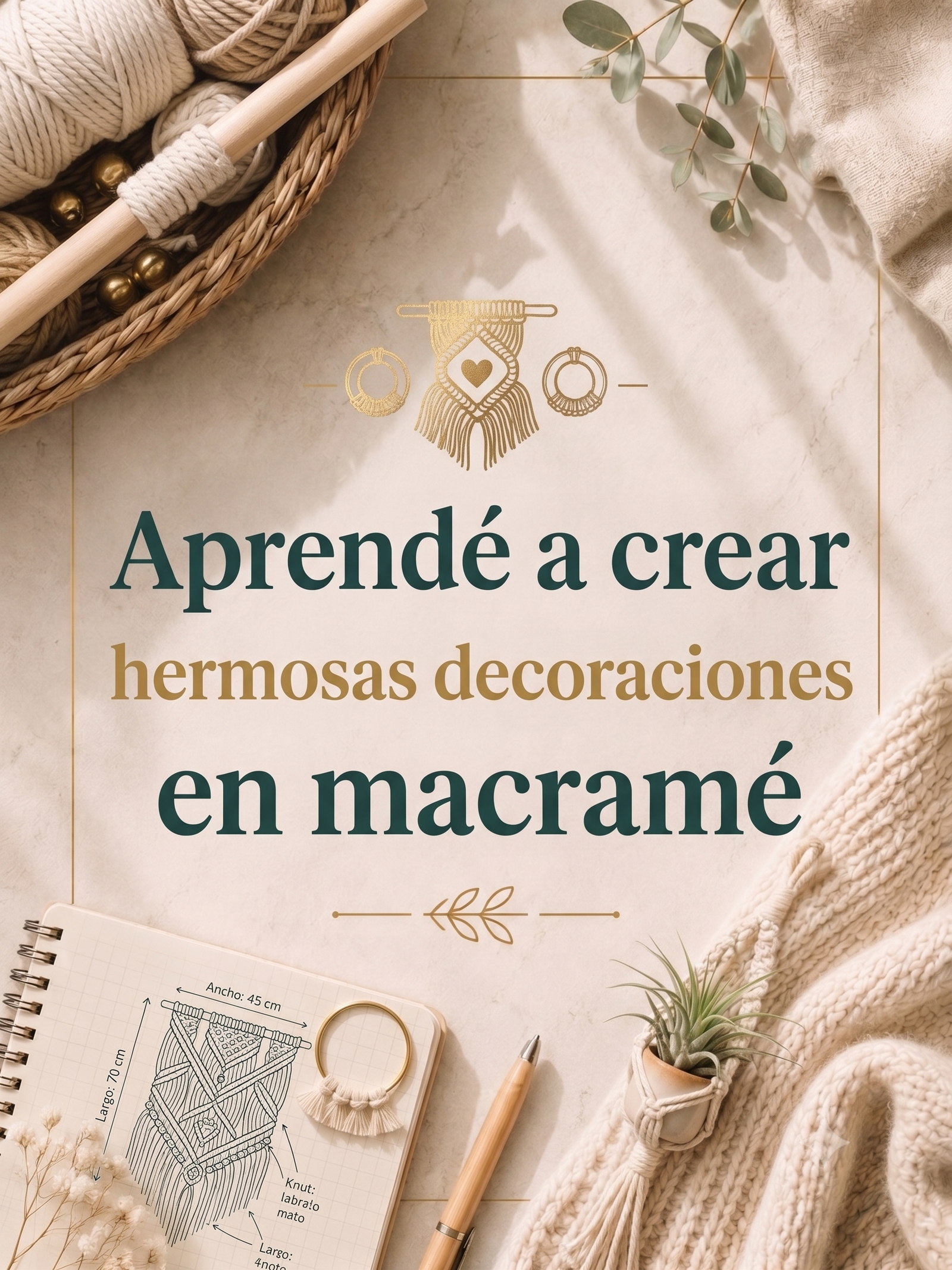 Bono 5: Aprendé a crear hermosas decoraciones en macramé