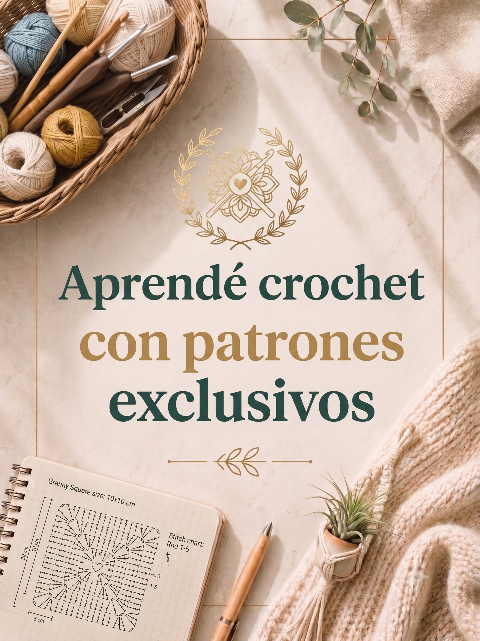 Bono 7: Aprendé crochet con patrones exclusivos